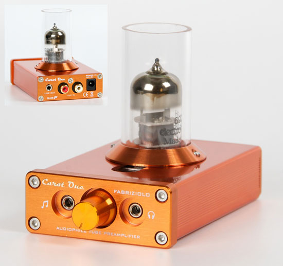 Carot One Fabriziolo, il preamplificatore a valvole più piccolo del mondo 1 Fabriziolo-Carot-One