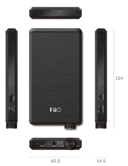 Fiio E12 Mont Blanc-dimensioni