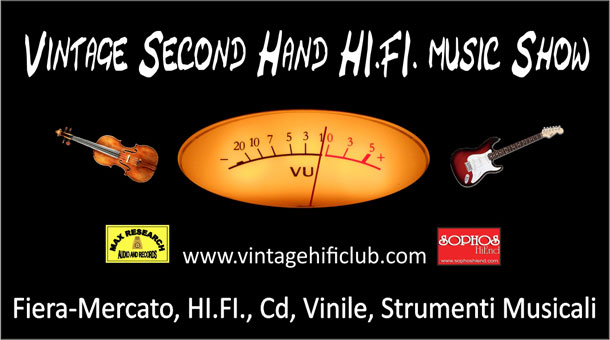 vintage second hand hi fi musica show