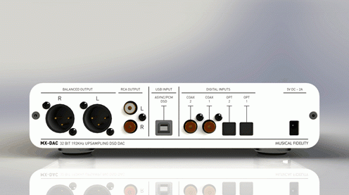 musical fidelity MX-DAC rear