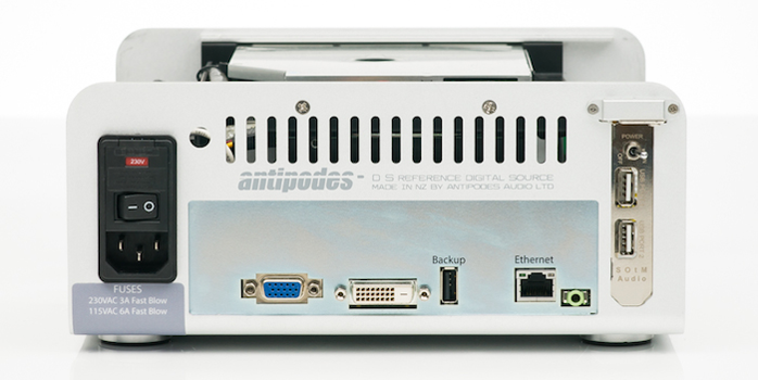 Antipodes DS Music Server-rear