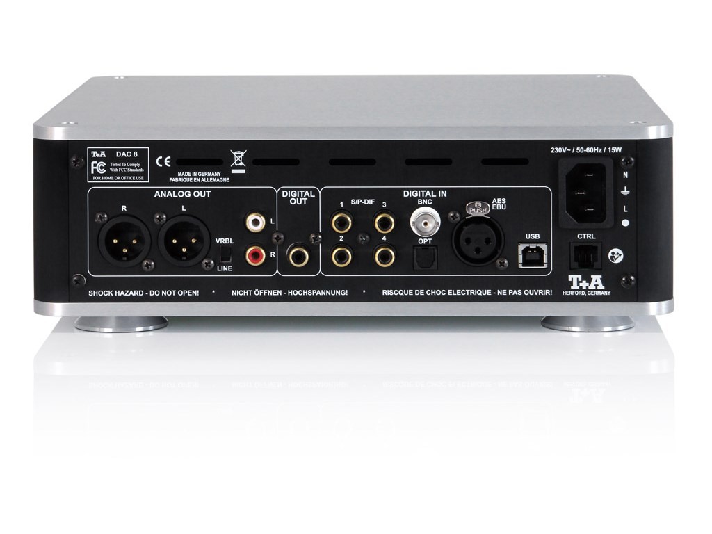 T+A DAC 8 DSD rear