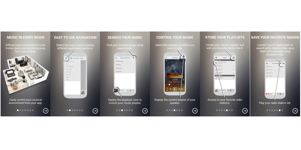 NuPrime WR-100 app