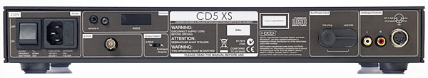 Naim CD5 XS rear
