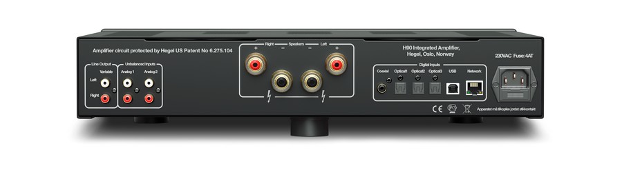 Hegel H90 AirPlay rear