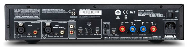 NAD C 268 rear