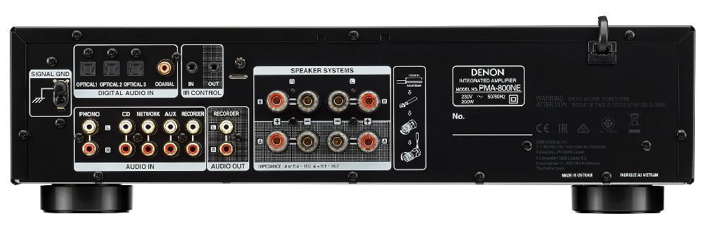 Denon PMA-800NE rear