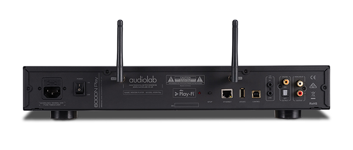 Audiolab 6000N Play rear