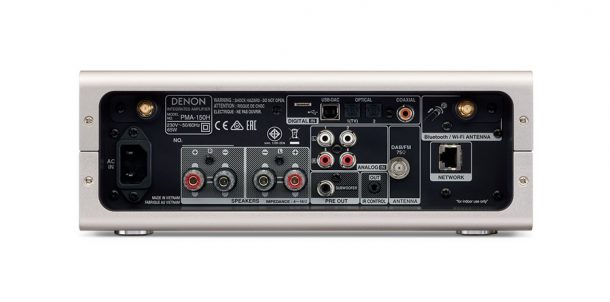 Denon PMA 150H rear