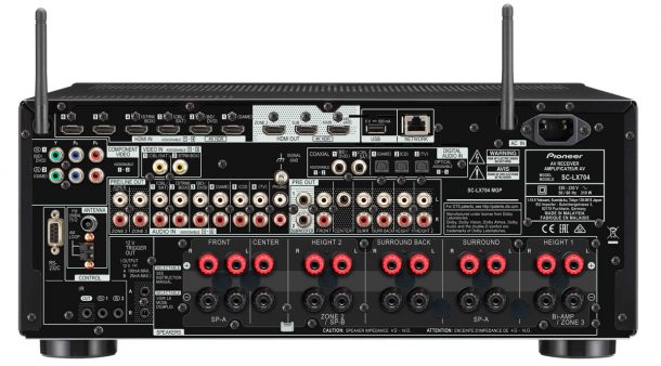 Pioneer SC-LX704 rear